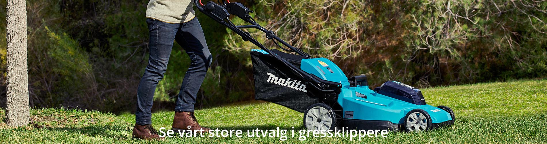 Se vrt store utvalg i gressklippere